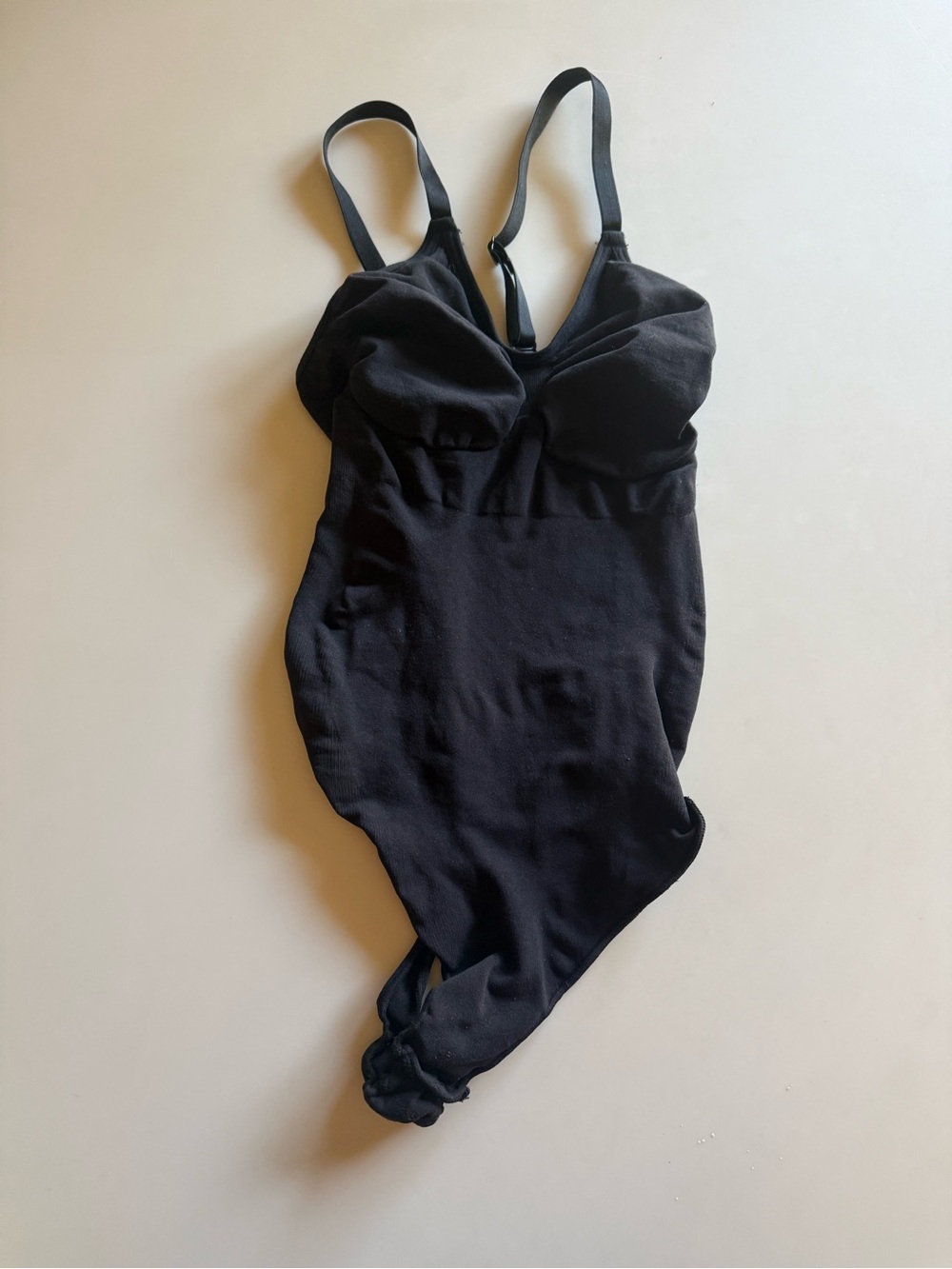Skims Black THONG BODYSUIT size L/XL